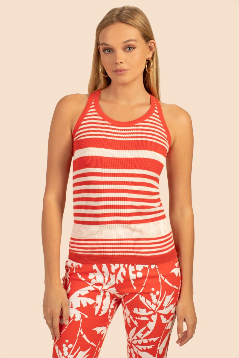 Tank Top in Red for Woman by Trina Turk GOOFASH