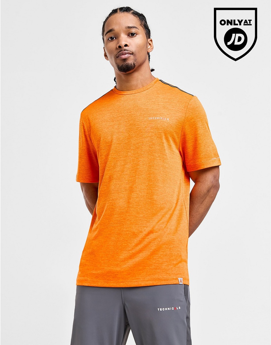 Technicals - T-Shirt - Orange - JD Sports - Man GOOFASH