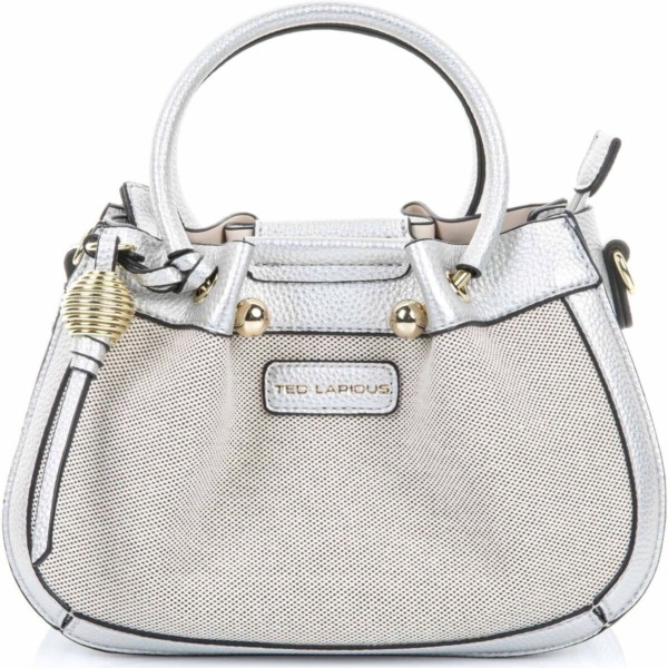 Ted Lapidus - Women's Handbag in Silver Spartoo GOOFASH