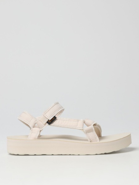 Teva Flat Sandals White - Giglio GOOFASH