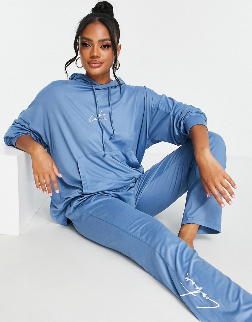 The Couture Club - Hoodie Blue Asos GOOFASH