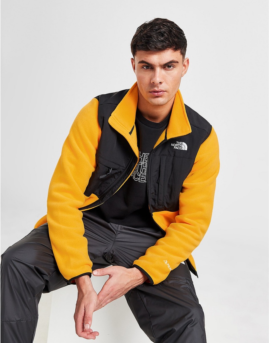 The North Face Fleece Jacket Yellow for Men by JD Sports GOOFASH