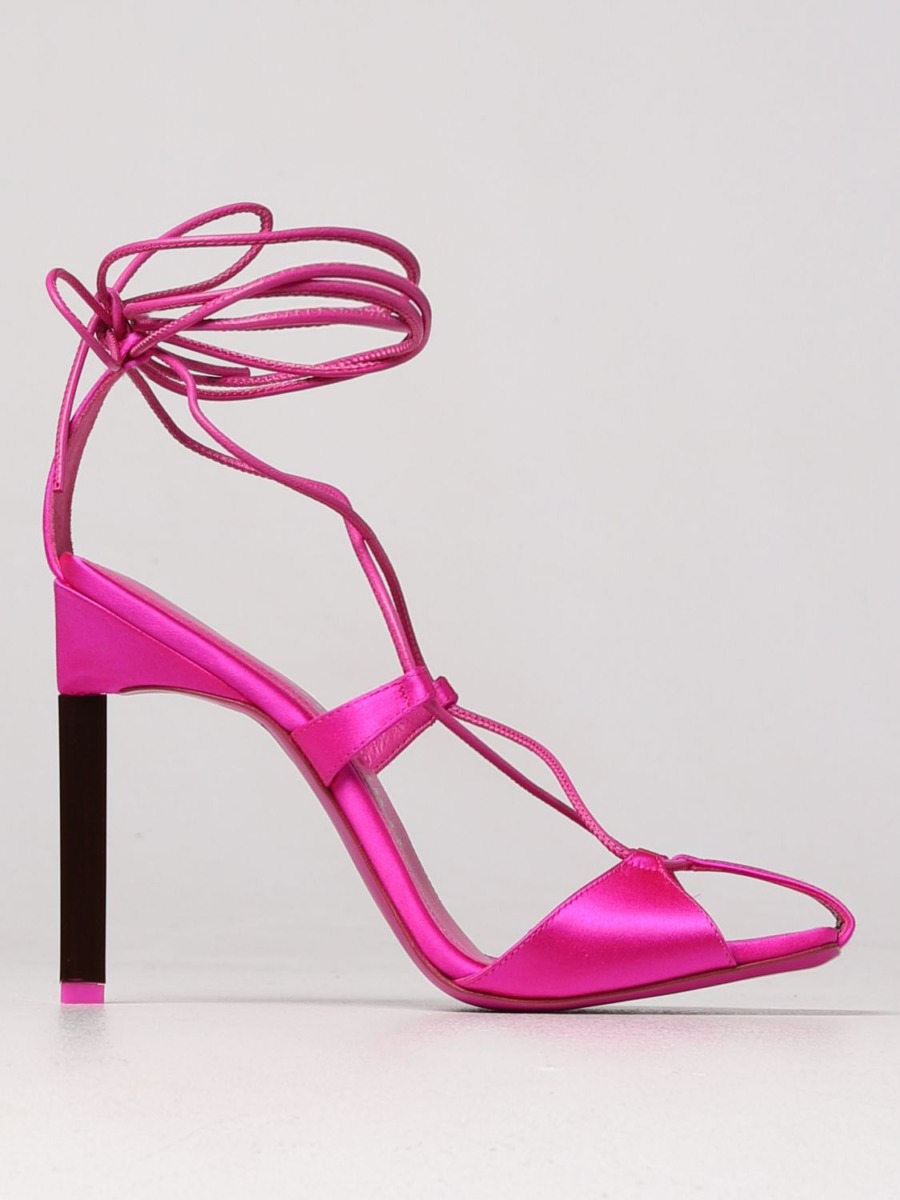 Thetico Women Heeled Sandals in Pink by Giglio GOOFASH