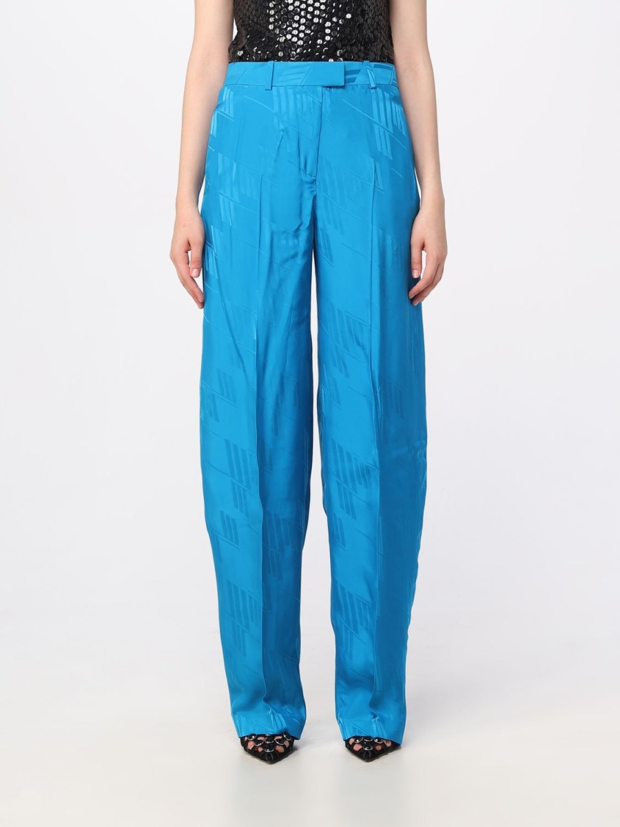 Thetico - Women's Trousers Turquoise - Giglio GOOFASH