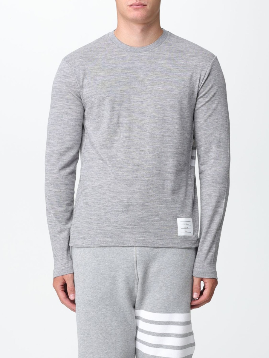 Thom Browne T-Shirt in Grey from Giglio GOOFASH
