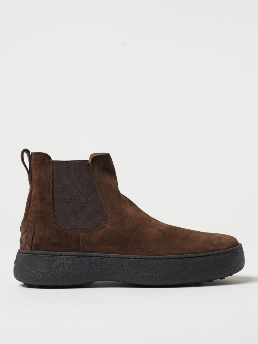 Tods - Brown Gent Boots - Giglio GOOFASH