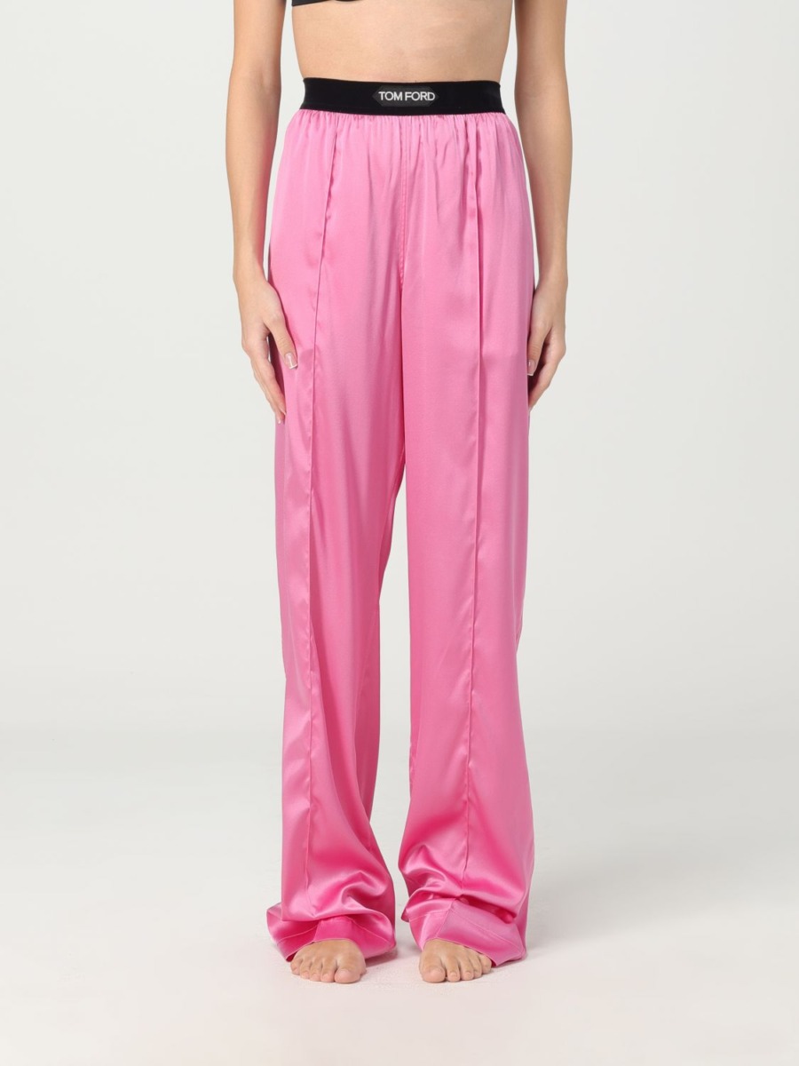 Tom Ford Lady Trousers Pink at Giglio GOOFASH