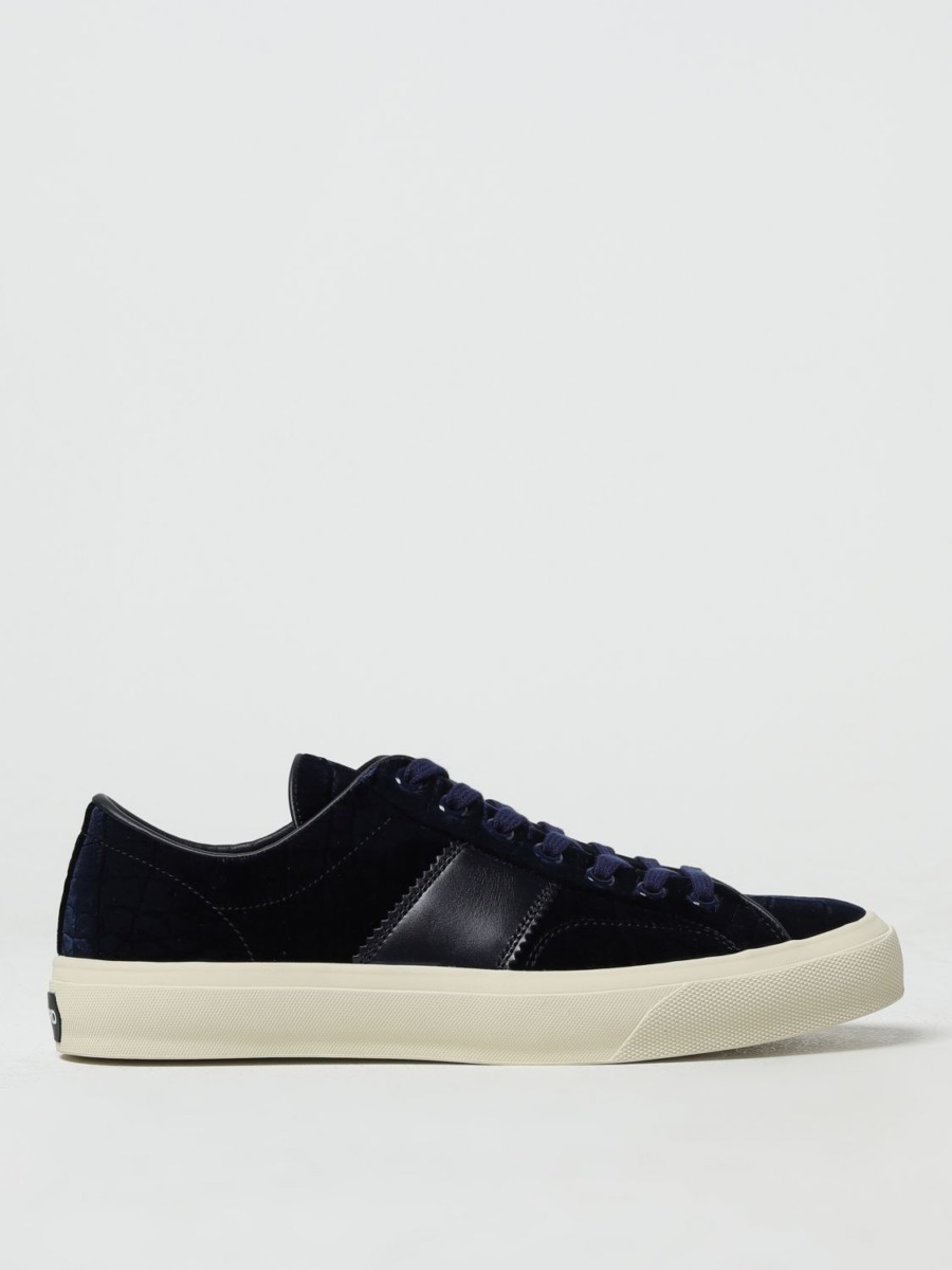 Tom Ford - Men's Trainers Blue - Giglio GOOFASH
