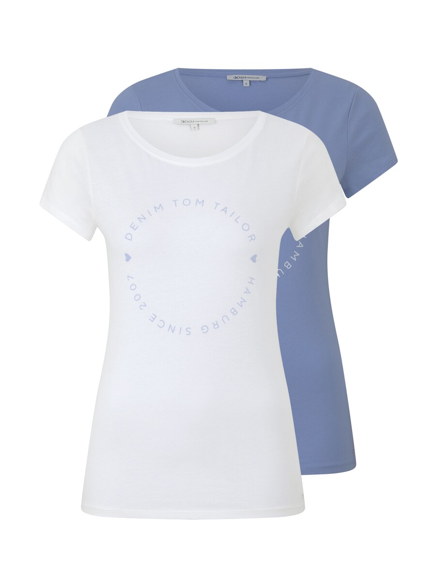 Tom Tailor Blue T-Shirt for Women GOOFASH