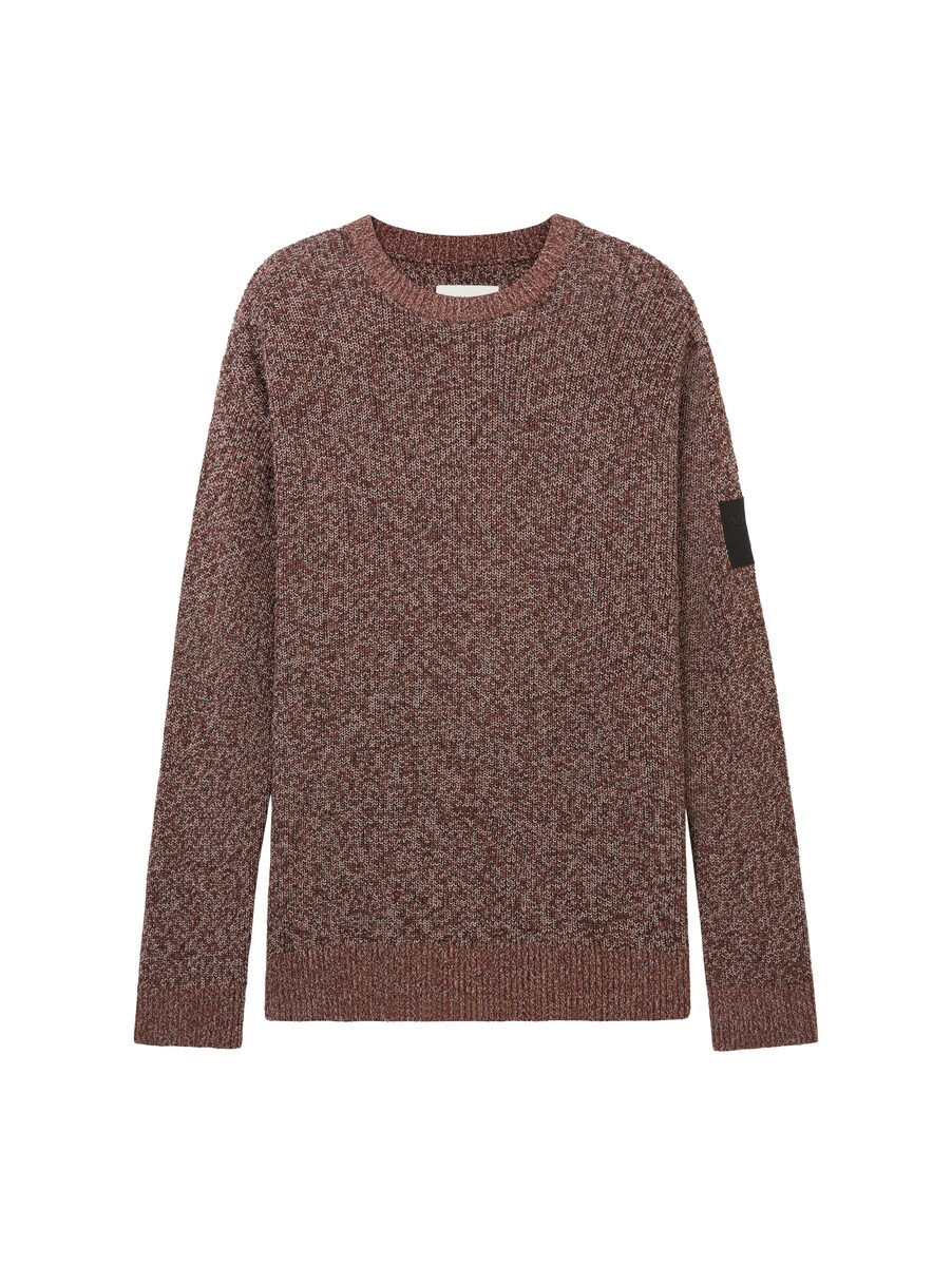 Tom Tailor - Brown - Man Knitted Sweater GOOFASH