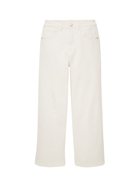 Tom Tailor - Culotte Jeans in White GOOFASH