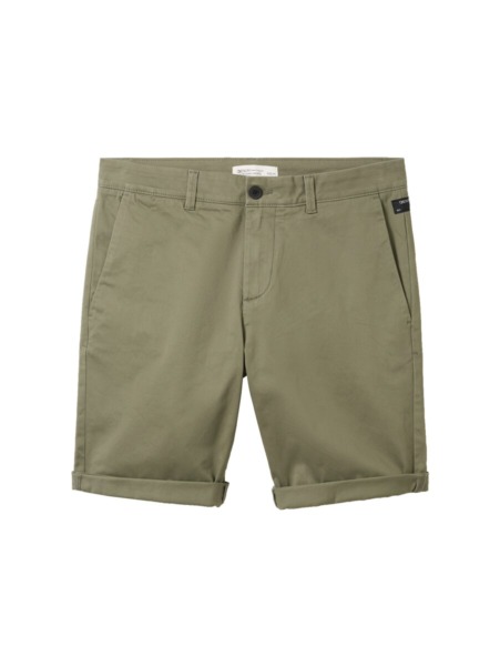 Tom Tailor Gent Chino Shorts in Green GOOFASH