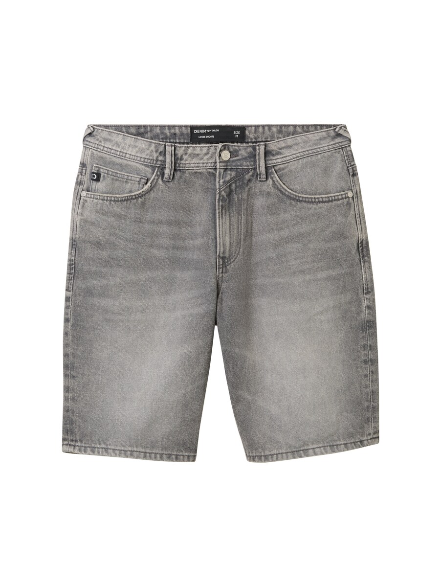 Tom Tailor - Grey - Man Jeans Shorts GOOFASH
