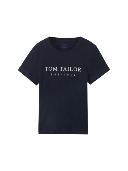 Tom Tailor - Ladies Blue T-Shirt GOOFASH