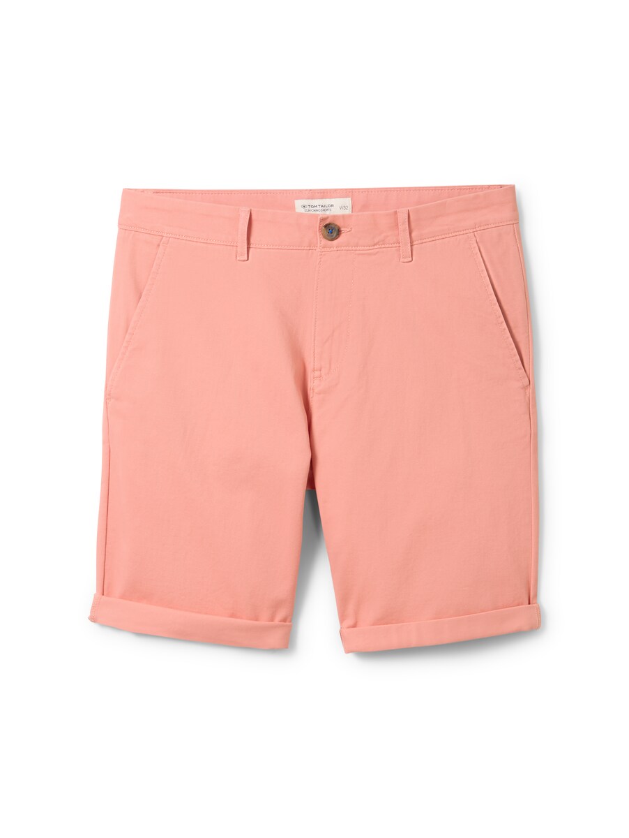 Tom Tailor - Man Chino Shorts in Red GOOFASH