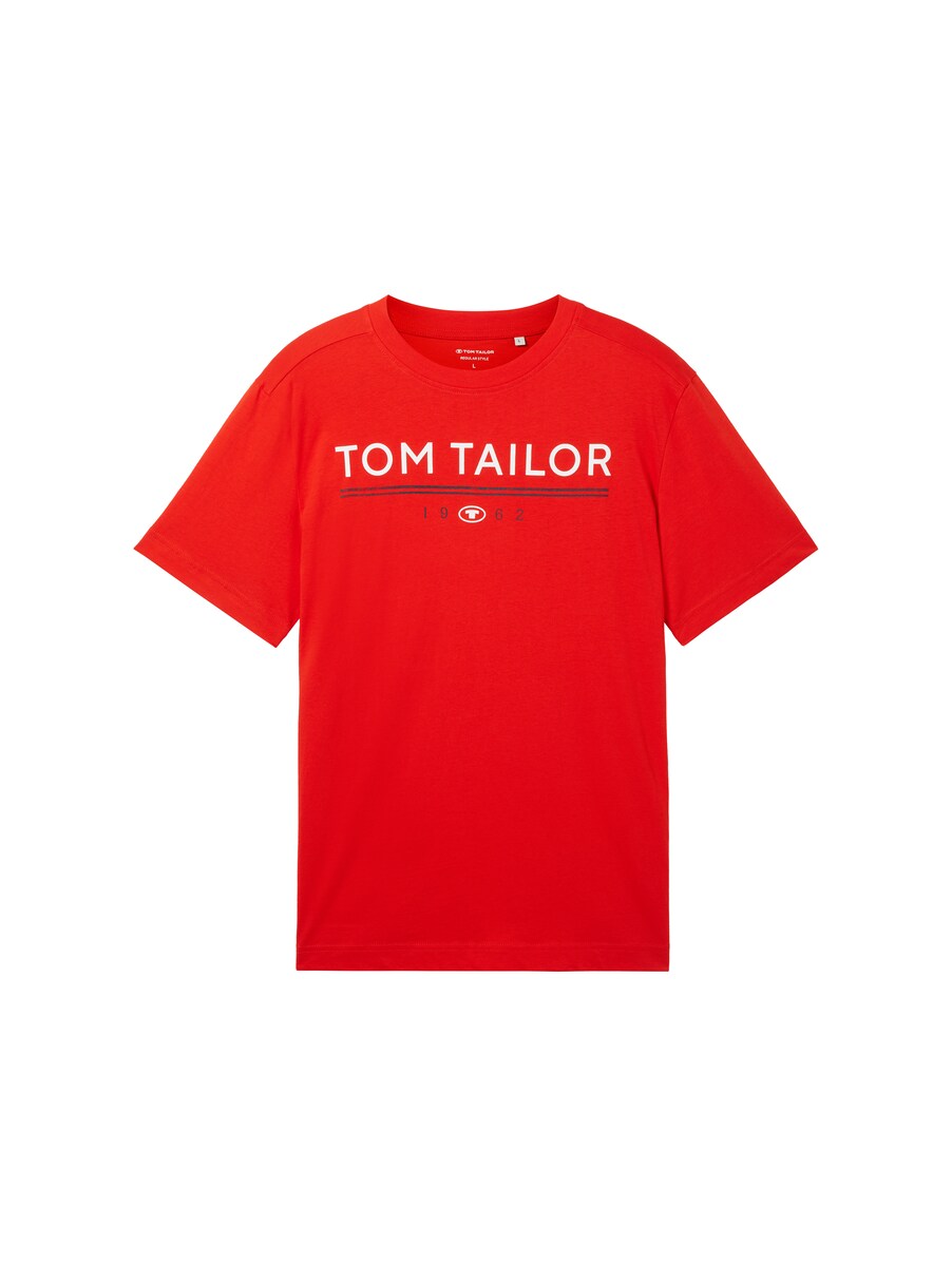 Tom Tailor Men T-Shirt Red GOOFASH