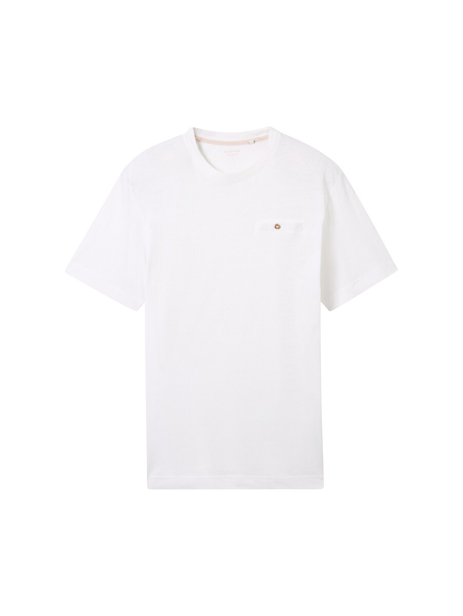 Tom Tailor - Mens T-Shirt in White GOOFASH