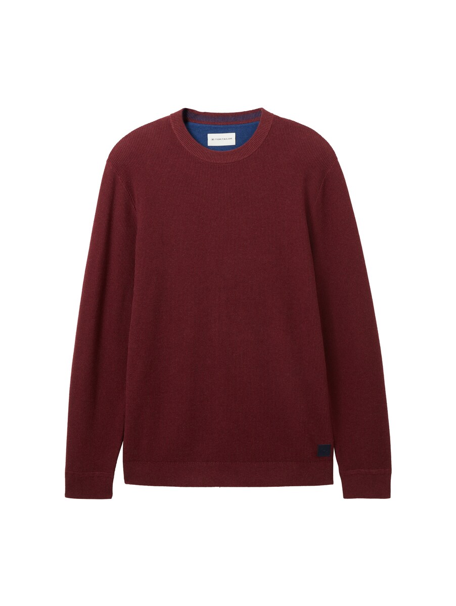 Tom Tailor Red Gents Knitted Sweater GOOFASH