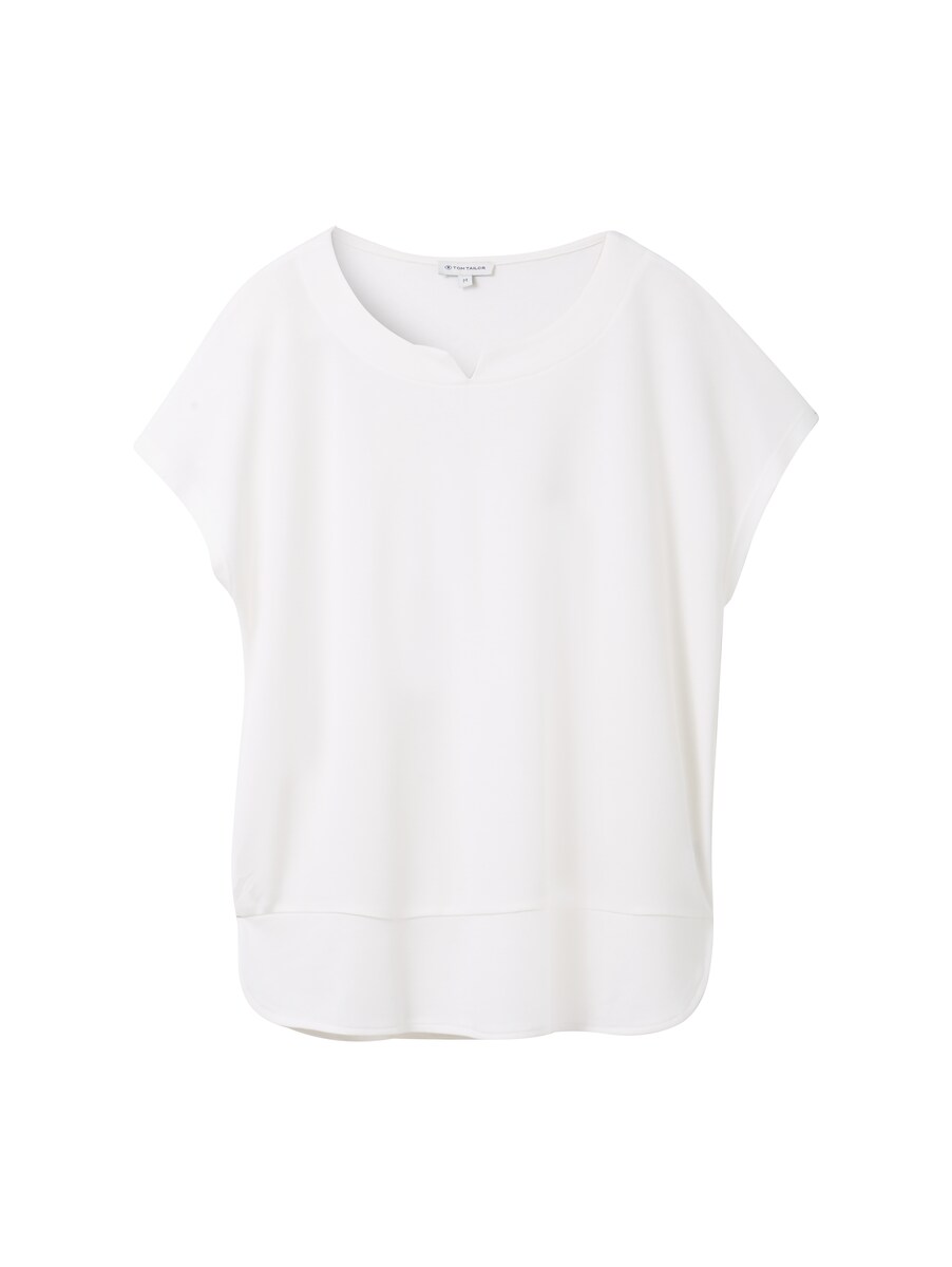 Tom Tailor White T-Shirt for Woman GOOFASH