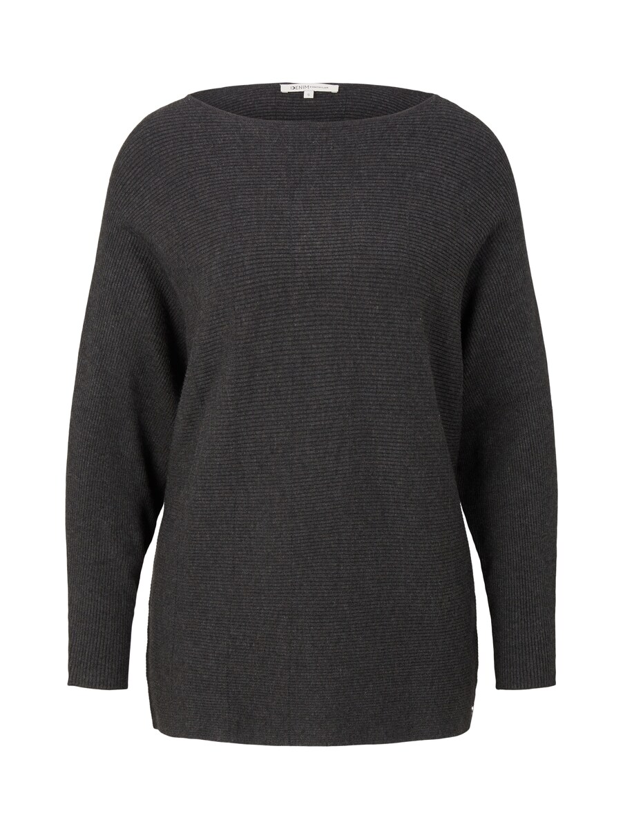 Tom Tailor Woman Knitted Sweater in Grey GOOFASH