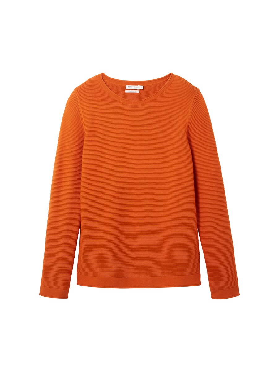 Tom Tailor Women Orange Knitted Sweater GOOFASH