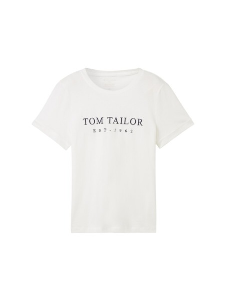 Tom Tailor - Womens White T-Shirt GOOFASH