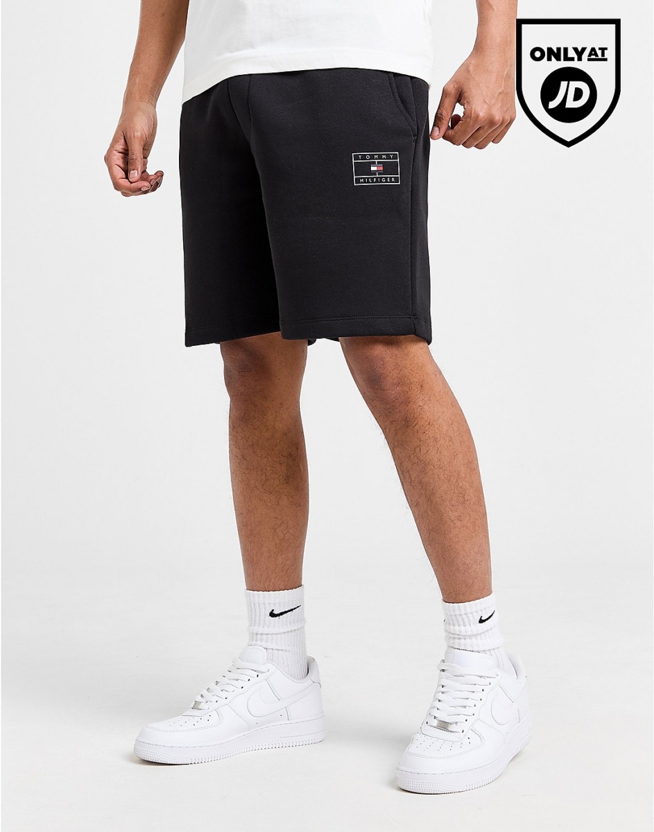 Tommy Hilfiger Black Shorts for Men by JD Sports GOOFASH