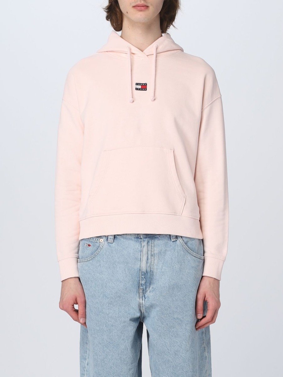 Tommy Hilfiger Mens Jumper Pink from Giglio GOOFASH