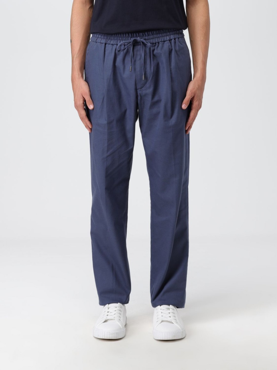 Tommy Hilfiger Trousers Blue for Man by Giglio GOOFASH