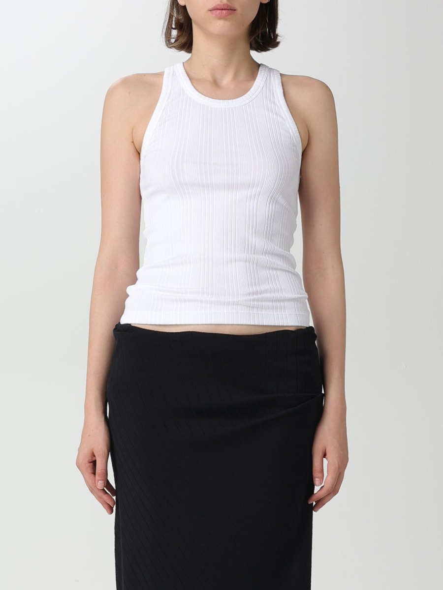 Top in White Helmut Lang Giglio Woman GOOFASH