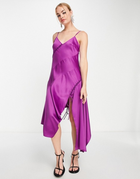 Topshop - Woman Slip Dress in Purple at Asos GOOFASH