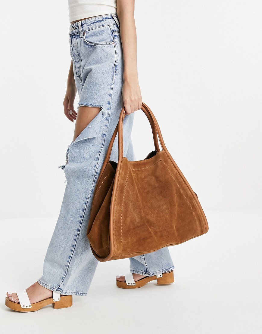 Tote Bag Brown for Women from Asos GOOFASH