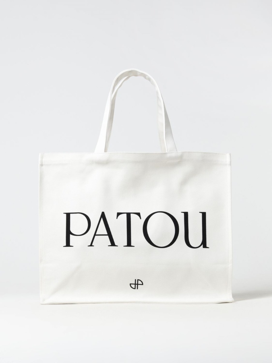 Tote Bag - White - Patou - Giglio GOOFASH