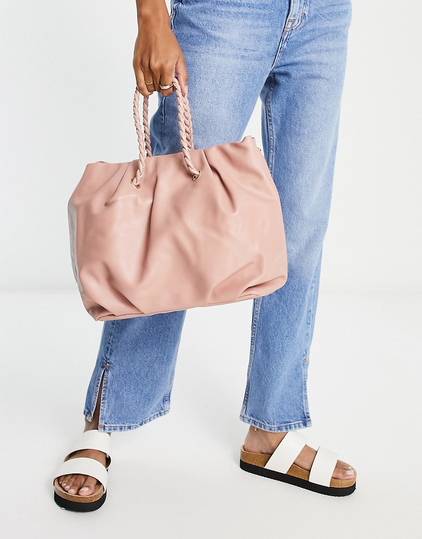 Tote Bag in Pink Truffle Collection Asos GOOFASH
