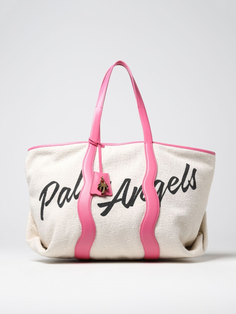 Tote Bag in White - Palm Angels Woman - Giglio GOOFASH