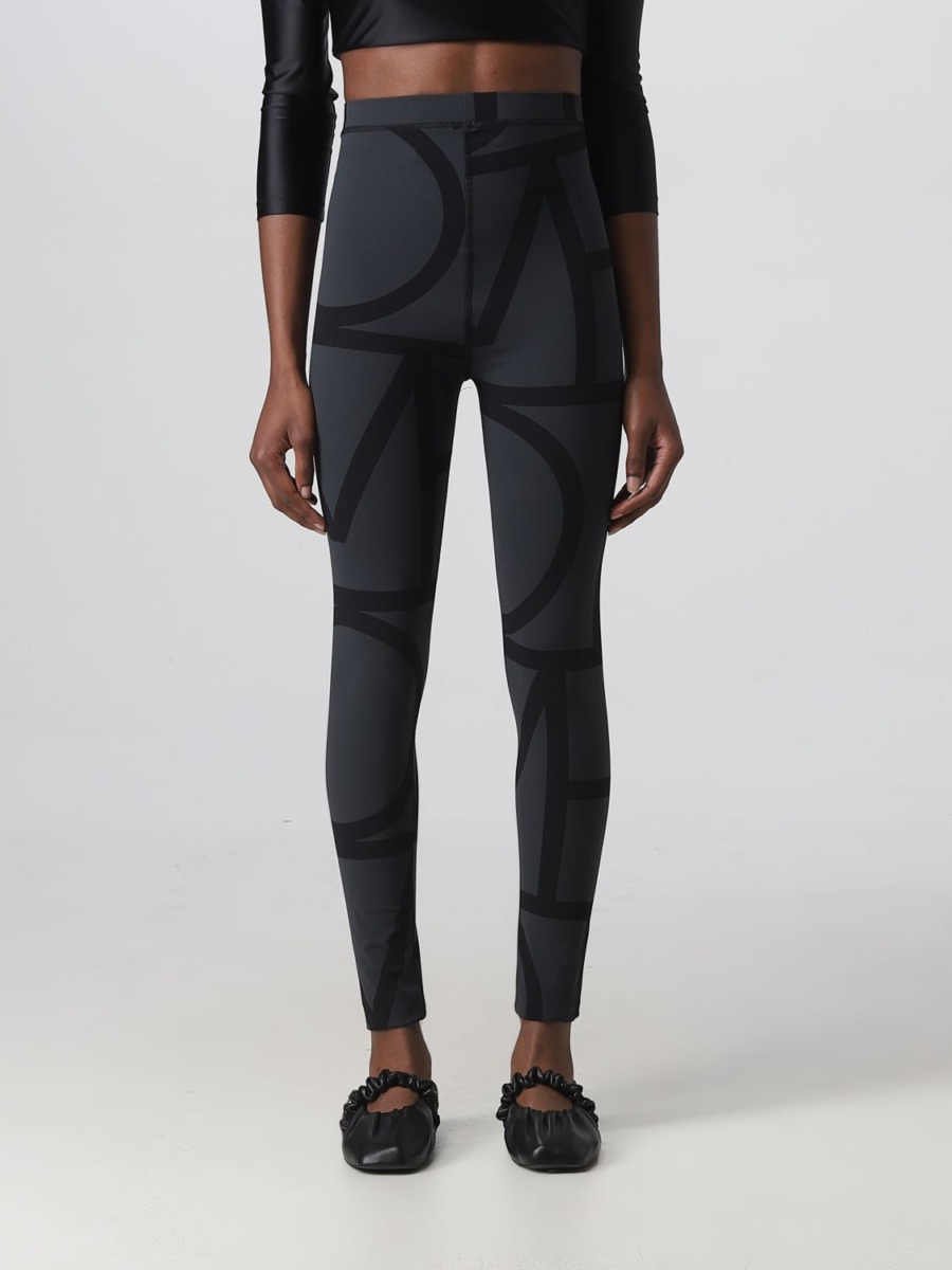 Toteme - Women Trousers in Black from Giglio GOOFASH