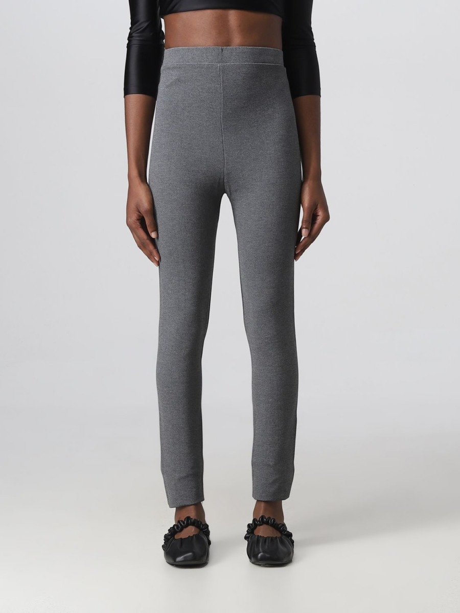 Toteme - Women Trousers in Grey at Giglio GOOFASH