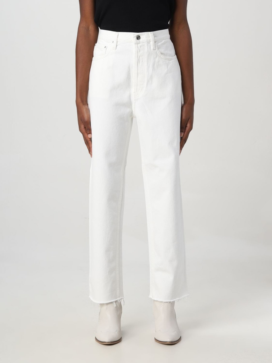 Toteme - Women's Jeans in White by Giglio GOOFASH