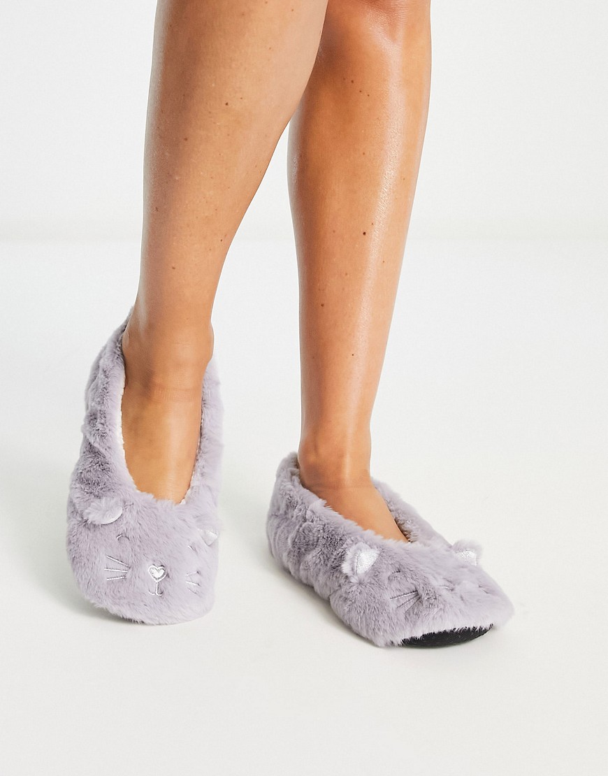 Totes - Woman Grey Slippers from Asos GOOFASH