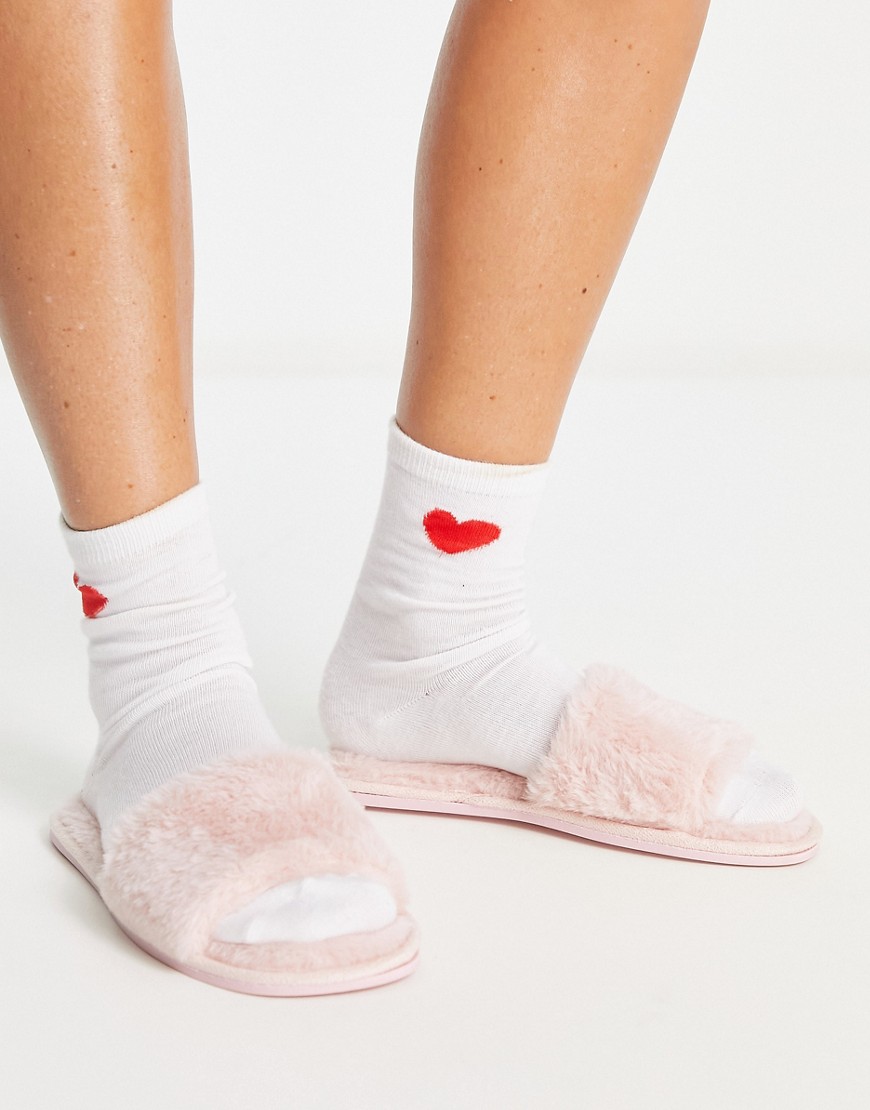 Totes - Women Pink Slippers by Asos GOOFASH