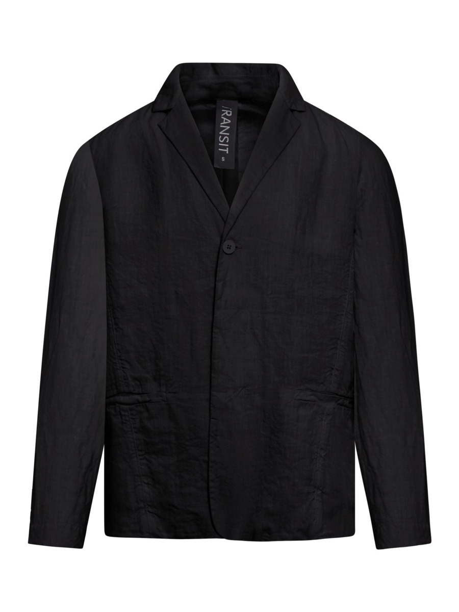 Transit - Jacket Black for Men by Suitnegozi GOOFASH