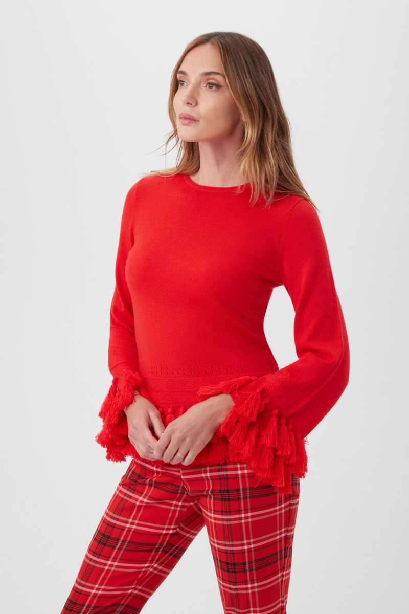 Trina Turk Red Womens Sweater GOOFASH
