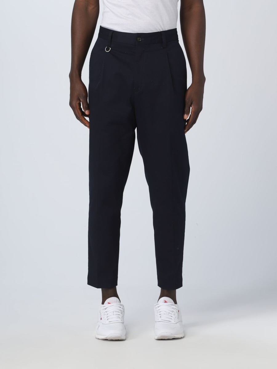 Trousers Blue by Giglio GOOFASH