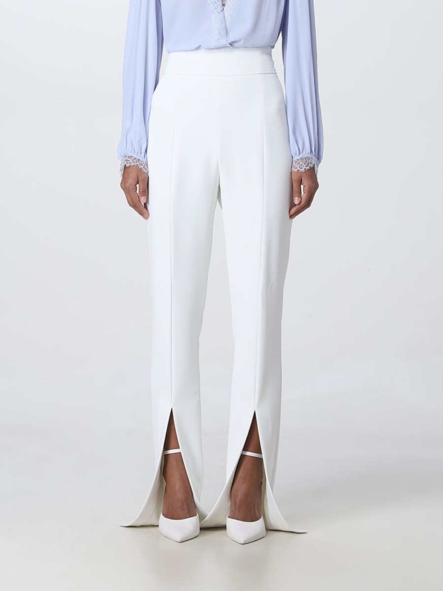 Trousers White for Woman from Giglio GOOFASH