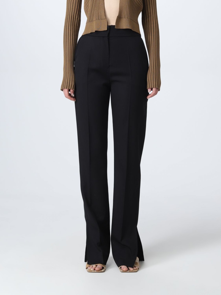 Trousers in Black for Woman by Giglio GOOFASH