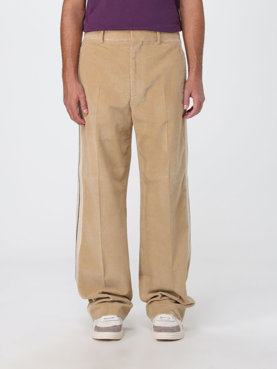 Trousers in Brown Giglio - Palm Angels GOOFASH