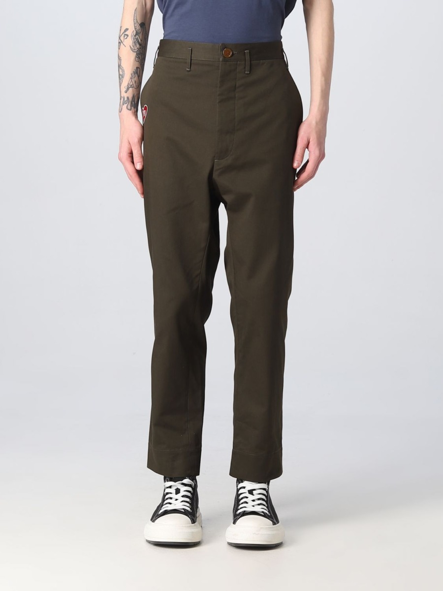 Trousers in Green Vivienne Westwood - Giglio GOOFASH