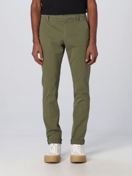 Trousers in Green for Man at Giglio GOOFASH
