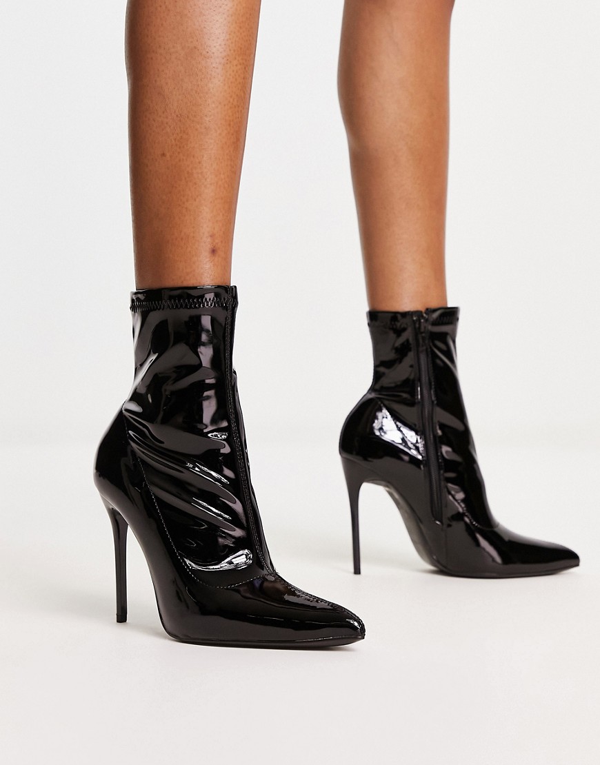 Truffle Collection Sock Boots Black for Women by Asos GOOFASH
