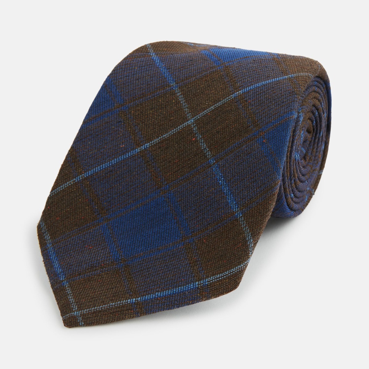 Turnbull And Asser Man Tie Brown from Turnbull & Asser GOOFASH